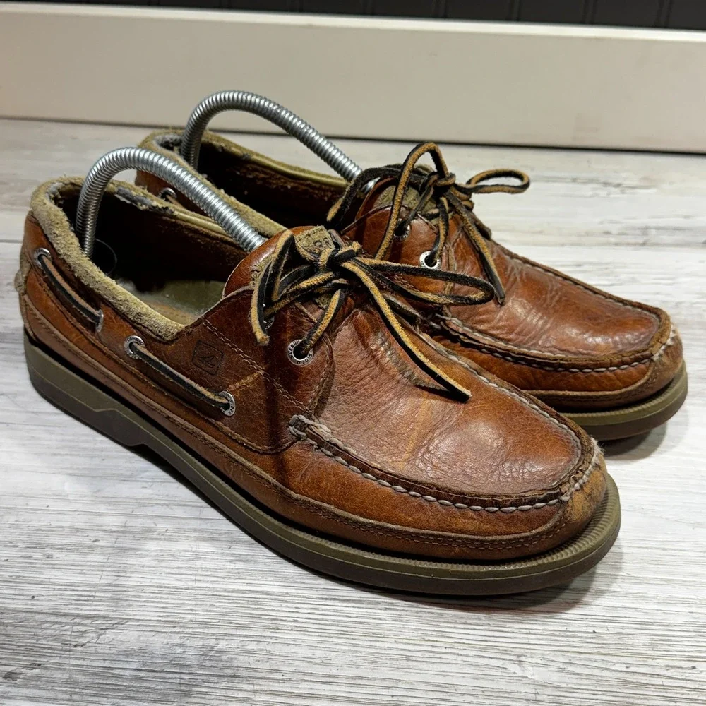 Sperry Top Sider Mako Collection Loafer Men's 10M Leather Boat Shoe 0768259